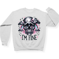 I'm Fine Skeleton Crewneck