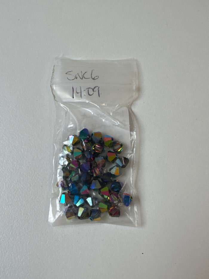 Iridescent Diamond Beads 9g