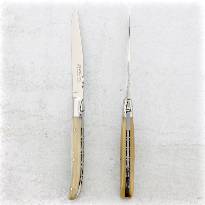 Laguiole Forged Steak Knives Horn Tip