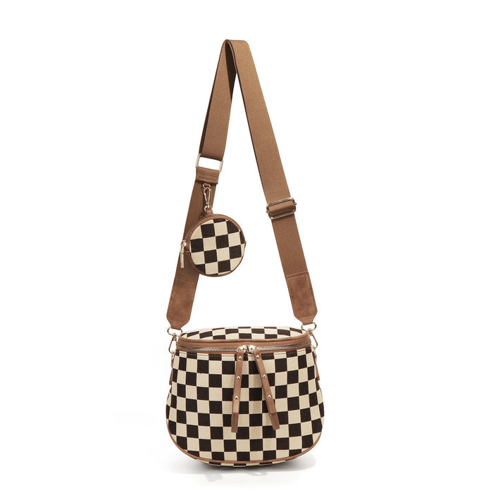 Ounamei Large Crossbody Bag for Women | Multi-Style Bag with Coin Pouch for Travel & Daily Use
