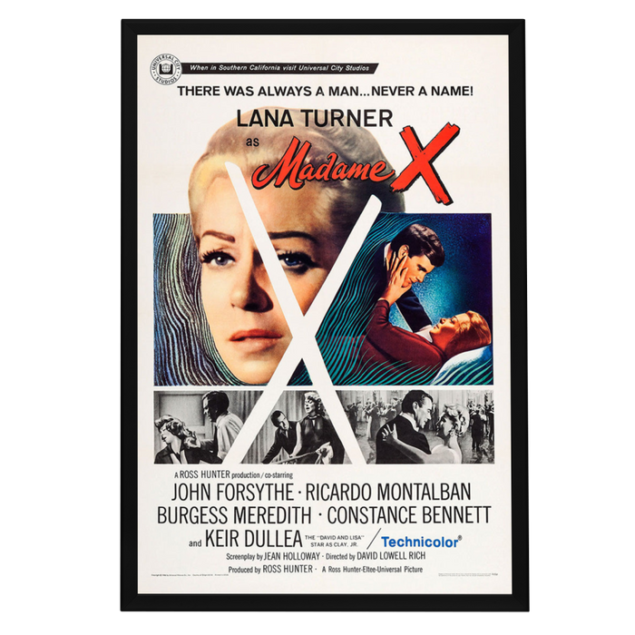 "Madame X" (1966) Framed Movie Poster