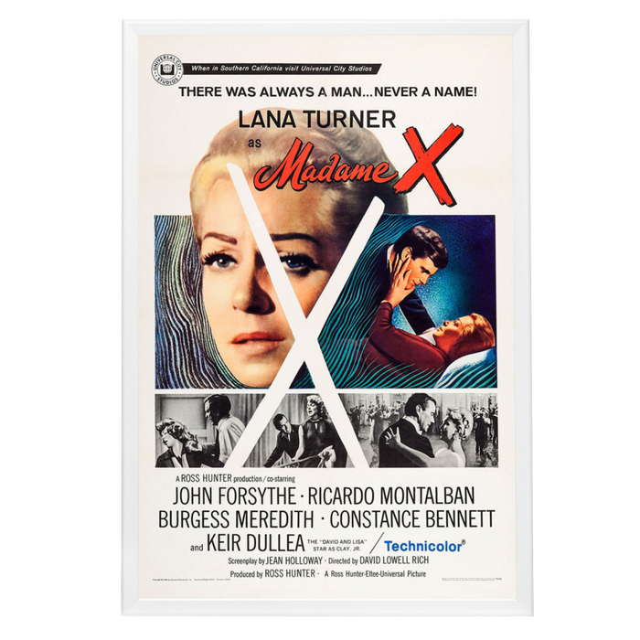 "Madame X" (1966) Framed Movie Poster