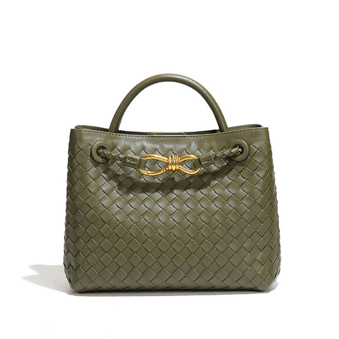 Maeve Mini Woven Crossbody Bag