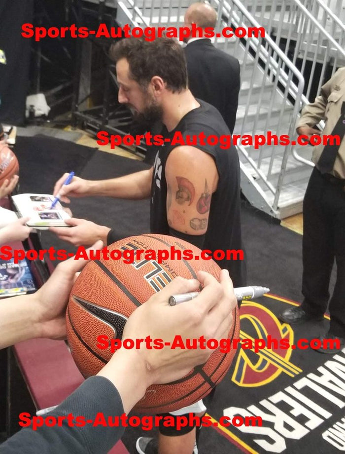 Marco Belinelli Toronto Raptors Signed Autographed Red #0 Jersey JSA COA