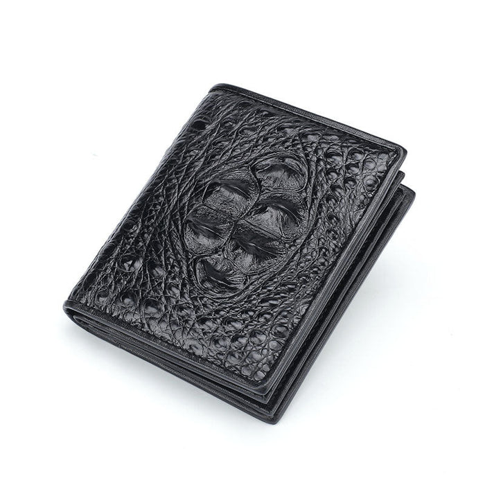 Men's Luxury Crocodile Leather wallet  - By Qivii