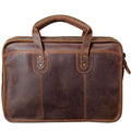 Men's Luxury Leather Medium Laptop  Bag  - By Qivii