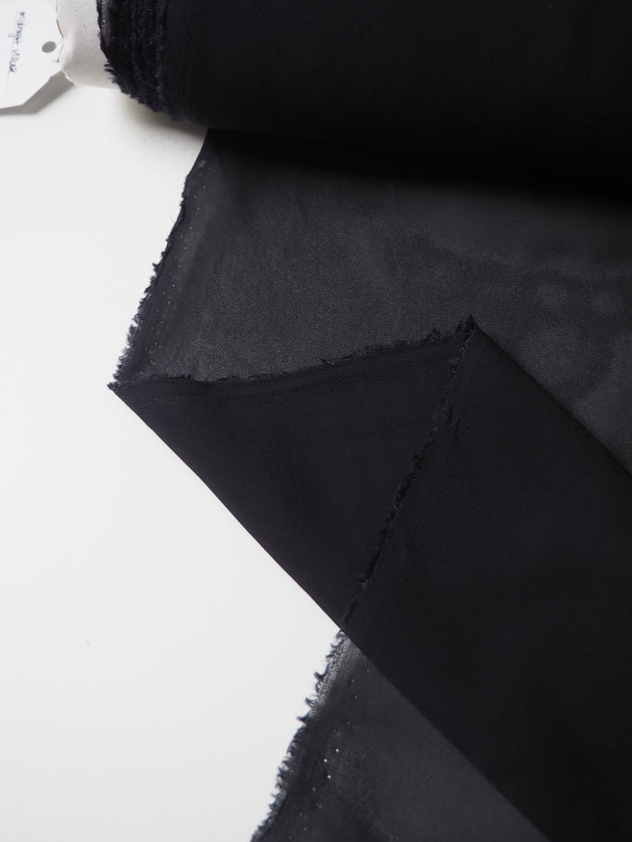 Midnight Viscose Chiffon