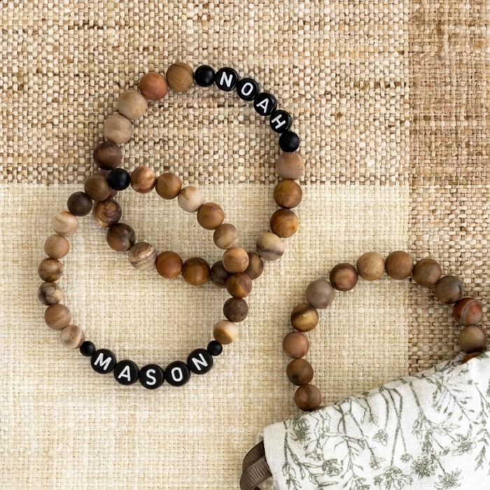Mini Petrified Wood Bracelet