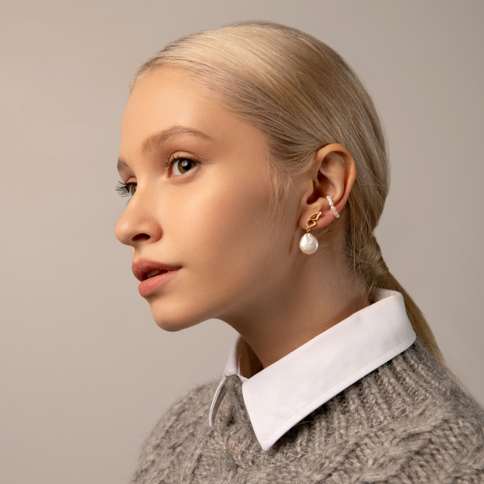 Monarch Coin Earrings