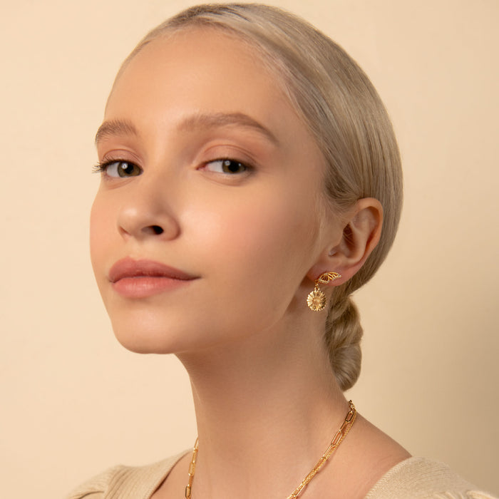 Monarch Daisy Earrings