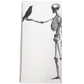 Montgomery Street Skeleton and Raven Cotton Flour Sack Dish Towel - The Barrington Garage