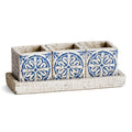 Napa Home & Garden Fez Small Square Cachepots with Tray - The Barrington Garage