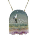 FW263A $122 - Brass - Salt Crystal 20in Necklace A