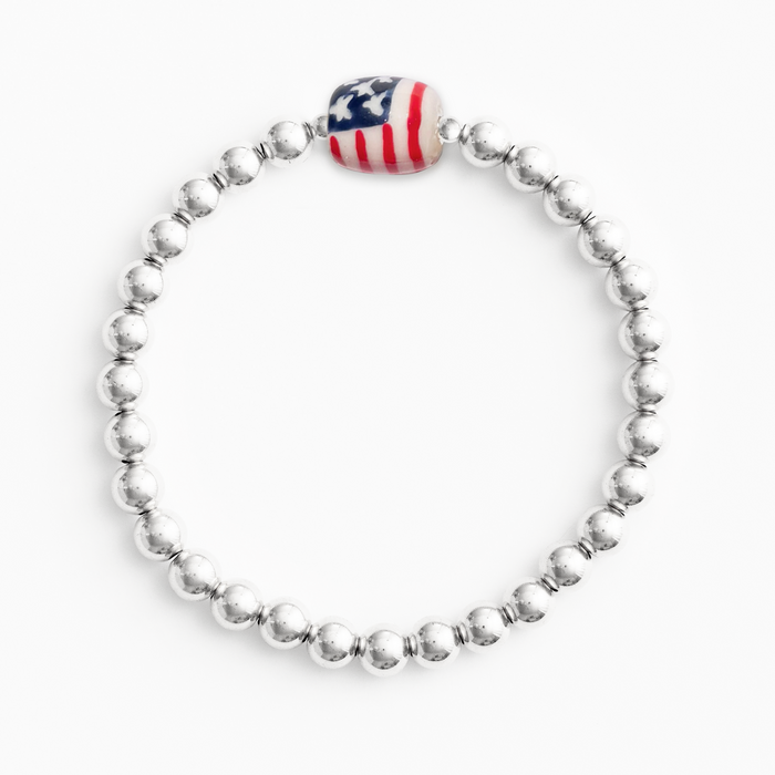 Old Glory (Silver) Stacker