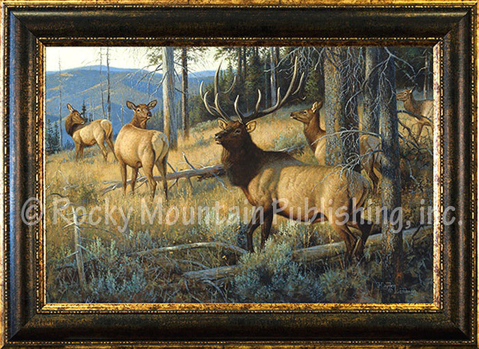 Out of Hiding – Framed Giclee Canvas by Hayden Lambson