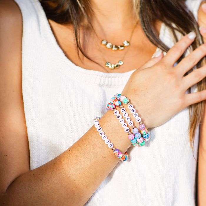 Patchwork Floral Bracelet