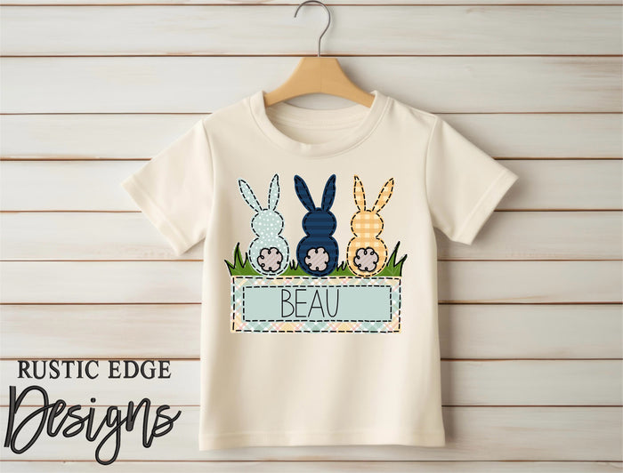 Personalized Boy Easter Bunny