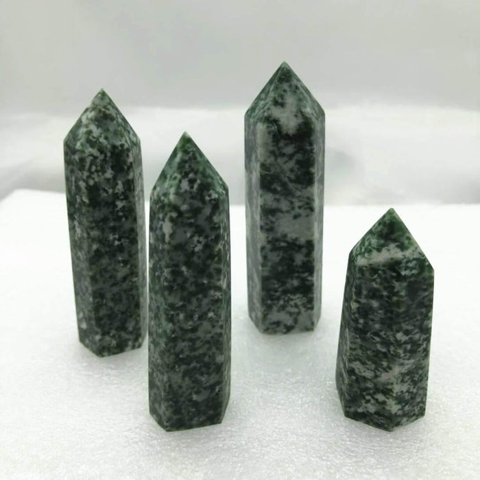 Qinghai Quartz Point Tower 2-3.6in -Wholesale Crystals