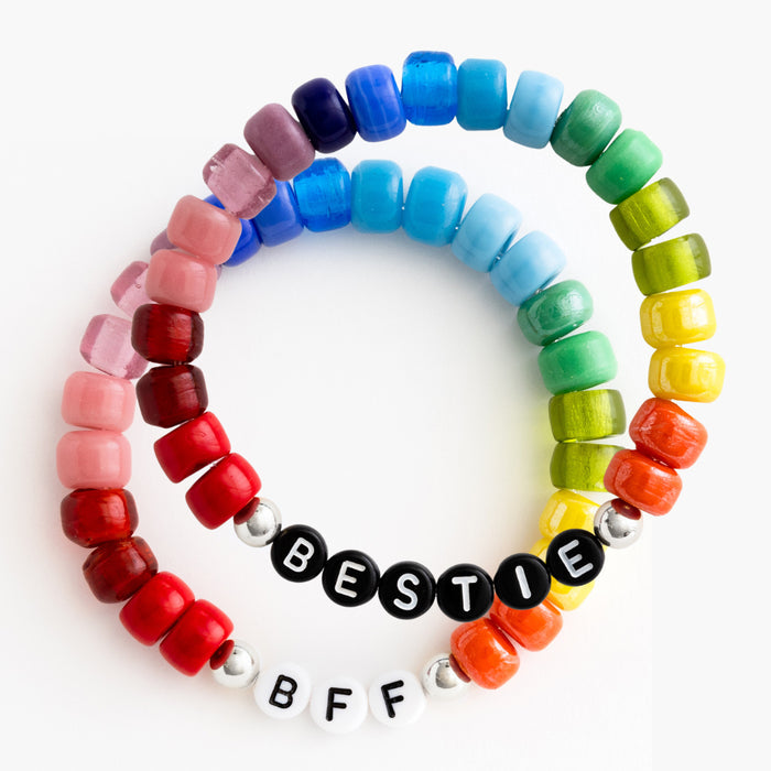 Rainbow Puff Bracelet