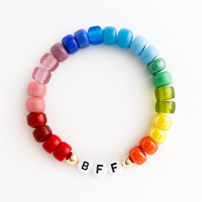 Rainbow Puff Bracelet