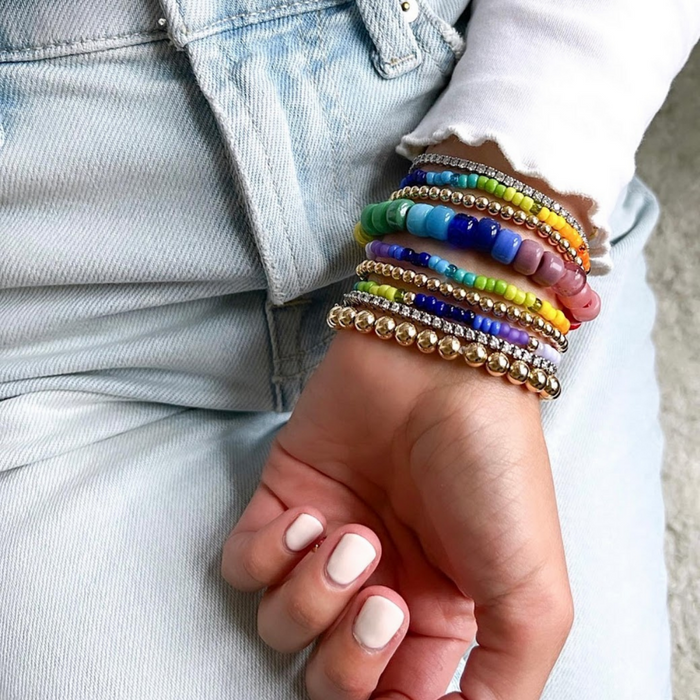 Rainbow Puff Stacker