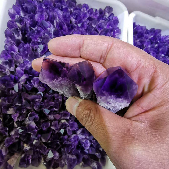 Raw Amethyst Specimen Wand Tower Points -Wholesale Crystals