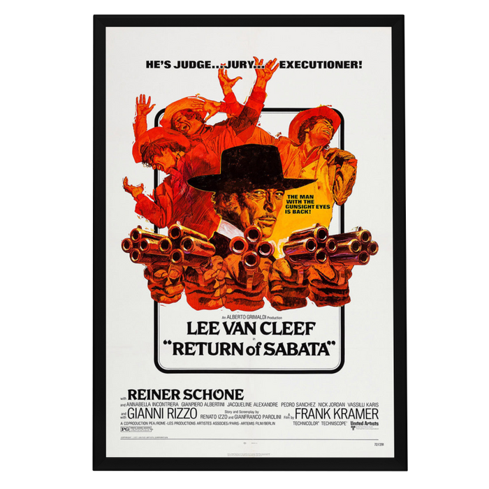 "Return Of Sabata" (1972) Framed Movie Poster