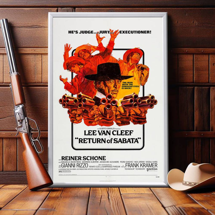 "Return Of Sabata" (1972) Framed Movie Poster