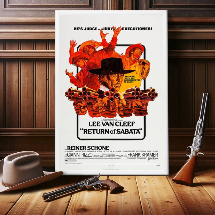 "Return Of Sabata" (1972) Framed Movie Poster