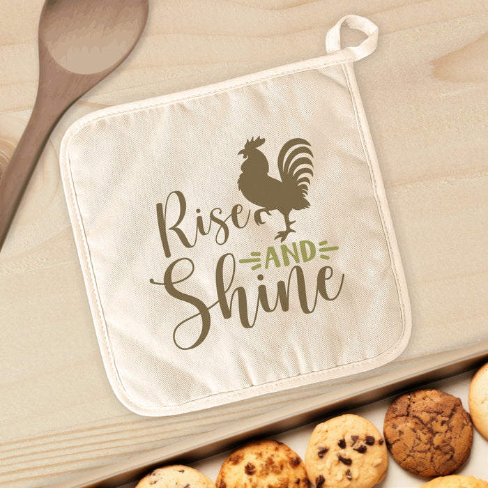 Rise and Shine Rooster - Cotton Pot Holder