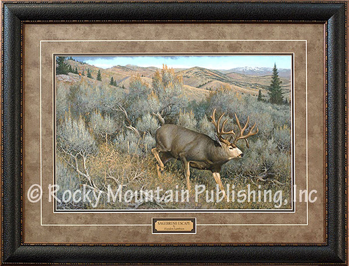 Sagebrush Escape – Deluxe Frame by Hayden Lambson