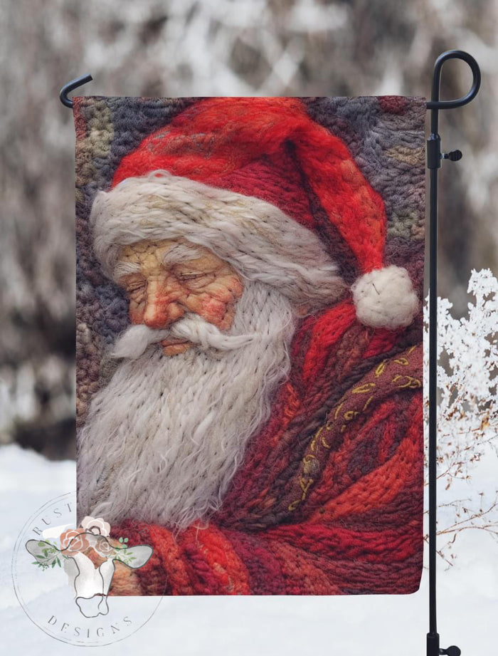 Santa Garden Flag