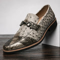 Sinclair Pointed Textured Loafers