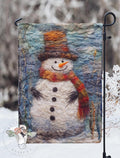 Snowman Garden Flag