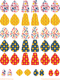 Softball 54 Earring Set 6