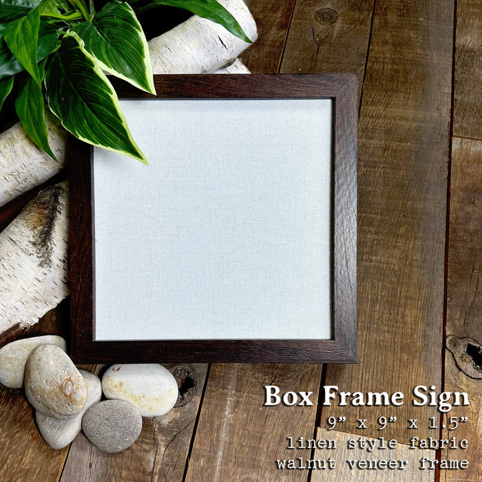 State with Trees - Custom Framed Sign
