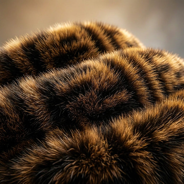 Sterling Prestige Hooded Fur Jacket  - By Qivii
