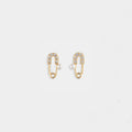 Tiny Pin Pearl Earrings