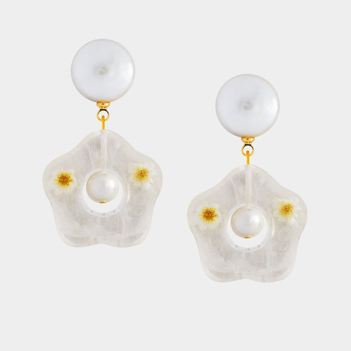 Valarie Dried Floral Earrings