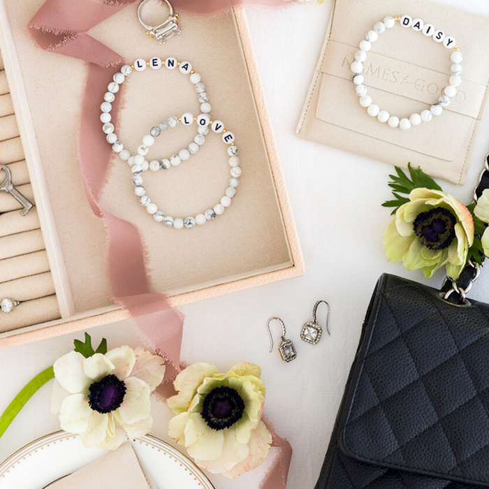 White Marble Bracelet