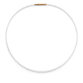 White Silicone Cord - 15"