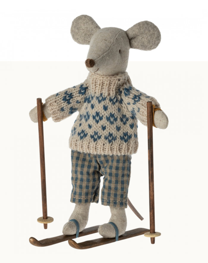 Winter mouse with Ski set DAD