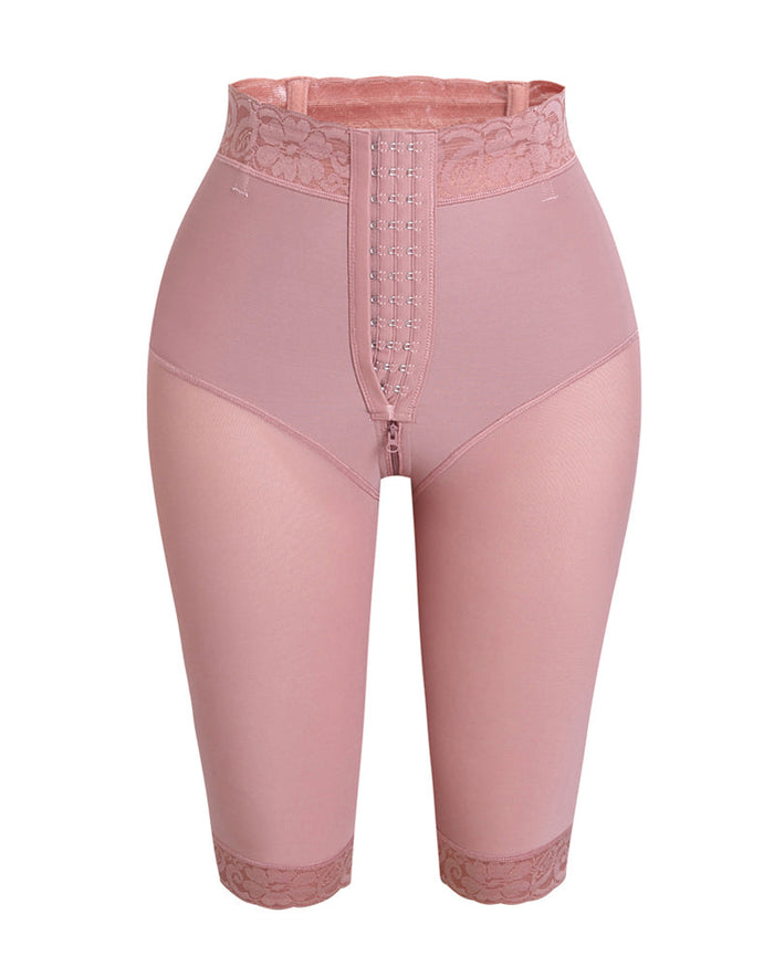 Women's High Waisted Shaping Knee Long Pants Invisible Tummy Control Faja Shorts - By Qivii