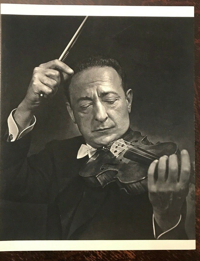 YOUSUF KARSH Photogravure Portrait Art Photo Print, 1960s - JASCHA HEIFETZ